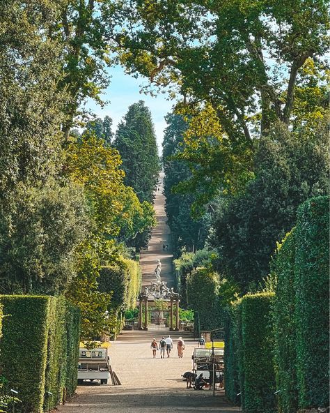 📍 Boboli Gardens, Florence #boboligardens #firenze #florence #gardendesign #landscapegarden #avenue #gardenpath #italiangardens #italiangarden #instadaily #statues #cypresstrees Boboli Gardens, Florence