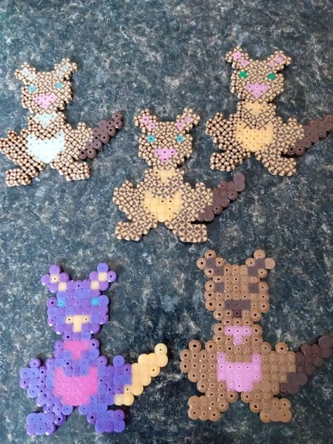 Kangaroo Perler Beads, Diy Perler Bead Crafts, Beads Ideas, Diy Perler Beads, Bead Pattern, Perler Patterns, Perler Bead Patterns, Bead Patterns, Perler Bead