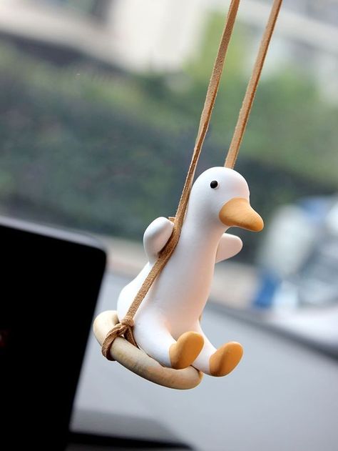 Tanah Liat, Clay Diy Projects, Clay Crafts Air Dry, Keramik Design, Car Hanging, Clay Animals, Fun Easy Crafts, Cute Clay, Clay Art Projects