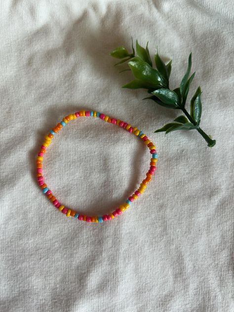 A bright, fun, and happy sead beaded bracelet perfect for you! Seed Bead Bracelet, Seed Bead Bracelets, Wedding Basket, Bead Bracelet, Seed Bead, Beaded Bracelet, Seed Beads, Accessory Gift, Jewelry Bracelets