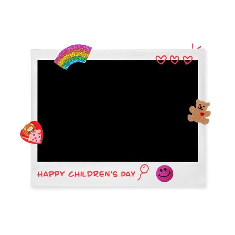 Polaroid Picture Frame, Anime Kitten, Online Scrapbook, Polaroid Frame, Instagram Feed Ideas Posts, Happy Children's Day, Overlays Picsart, Scrapbook Book, Photo Collage Template