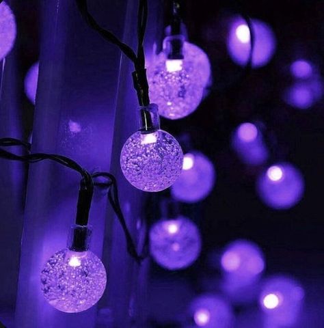 Purple Aesthetic Background, Halloween Purple, Dark Purple Wallpaper, Violet Aesthetic, Bubble Ball, String Ball Lights, Purple Vibe, Decor Lamp, Lavender Aesthetic