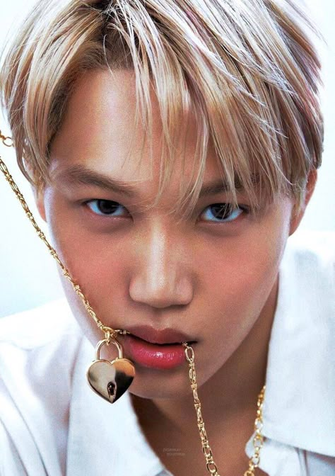 Kim Jongin / Kai Exo Kai Photoshoot, Exo Kai Cute, Kim Jongin Wallpaper, Exo For Life, Kai Icon, Exo Jongin, Short Grunge Hair, Chanyeol And Do, Xiu Min