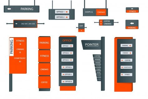 Traffic Signage, Pylon Signage, Standing Signage, Interior Signage, Parking Building, Signage Board, Sign Board Design, Sign System, Wayfinding Design