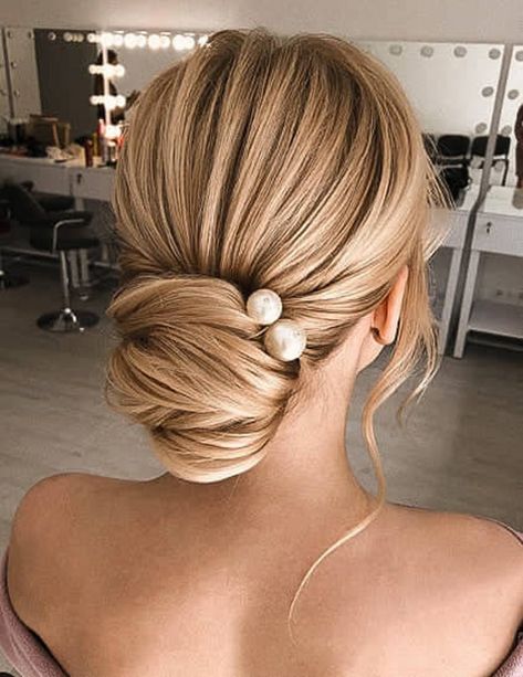 Tuns Bob Lung, Pearl Hair Pin Wedding, Wedding Hairstyles And Makeup, Bridal Hair Pins Pearl, Hair Pins Wedding, Wedding Hair Up, Gold Hair Pin, Bridal Hair Updo, Hair Accessories Pearl