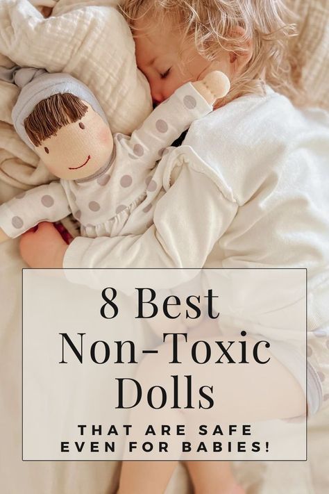 Check out eco-friendly, organic dolls here that are chemical-free and safe for your baby. They can be the perfect gift for Christmas, for their birthday or for any special occasion! Non Toxic Toys, Non Toxic Nursery, Toxic Childhood, Eco Friendly Baby Products, Nontoxic Baby Products, Best Baby Doll, Baby Dolls For Toddlers, Sustainable Homestead, Crunchy Mom