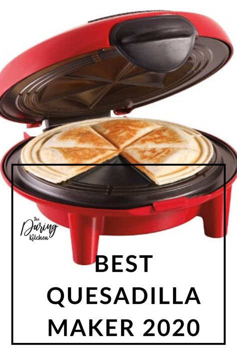 Of course, you can use a simple skillet to make a quesadilla, but a quesadilla maker can reduce the cooking time in half and make the cooking process a lot easier, which is a great thing especially for beginners. Curious to find what the best quesadilla maker is? #thedaringkitchen #kitchentoolsandgadgets #quesadillamaker2020 Quesadilla Maker Recipes, Homemade Quesadillas, Dorm Room Cooking, Dorm Cooking, Styling Your Kitchen, Quesadilla Maker, Kitchen Storage Pantry, Organizing Tools, Panini Press