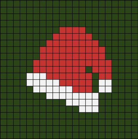 A pixel art template of Santa's red hat. Christmas Pixel Art Easy, Pixel Art Templates Christmas, Xmas Pixel Art, Christmas Pixel Art Aesthetic, Christmas Pixel Grid, Christmas Pixel, Santa Pixel Art, Christmas Perler Bead Patterns, Crochet Pixel Pattern Christmas