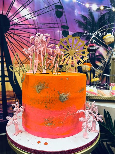 Festival Theme Birthday Cake, Coachella Birthday Cake, Coachella Cake Ideas, Festival Birthday Cake, Coachella Cake, Coachella Party Theme, Disco Rodeo, Coachella Theme Party, Festival Cake