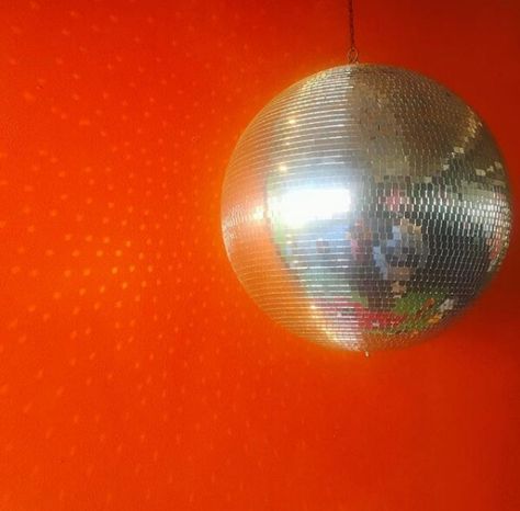 disco ball Orange Disco Ball, Disco Ball, Color Palette, Orange, Color, Home Decor, Art, Home Décor