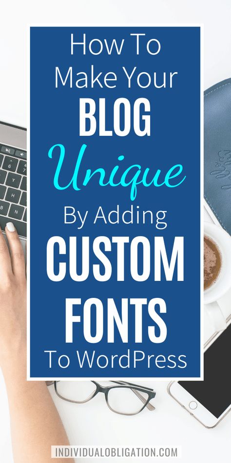 Learn how to take your WordPress customization to the next level by adding custom WordPress fonts to your blog. This WordPress design tutorial will show you several methods to change your WordPress fonts. Including how to use free Google fonts typography, the best tools for finding WordPress fonts pairings + more. These WordPress tips are ideal for customization of your blog and branding. #WordPressFonts #WordPressTips #Blogging #WordPressDesign #BlogTips Wordpress Fonts, Free Google Fonts, Word Press, Learn Wordpress, Wordpress Tips, Freelance Web Design, Website Tips, Wordpress Tutorials, Fonts Typography