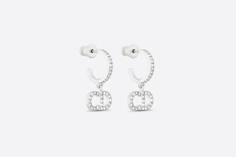 Dior Silver Earrings, Dior Jewelry Silver, Dior Earrings, Luxury Gifts For Her, Dior Jewelry, Jeweled Earrings, Luxury Earrings, Fame Dr, Jewelry Essentials