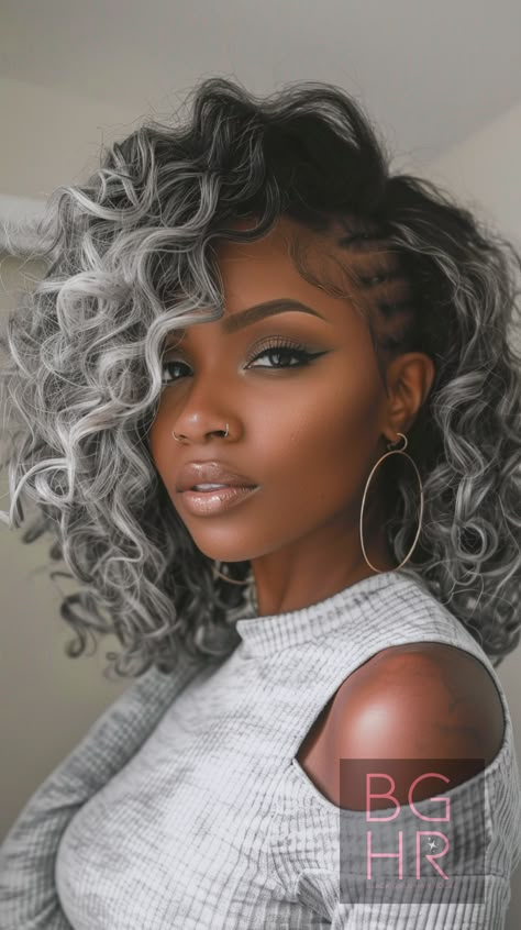 Stunning Long Hairstyles for Black Women: Embrace the Length! – Black Girls Hair Rocks Grey And Black Locs Black Women, Curly Lob Black Women, Valentine’s Day Hairstyles Black Women Natural Hair, Hairstyles For Black Women In 40s, Grey Locs Black Women, Curls Hairstyles For Black Women, Medium Hairstyles For Women Over 50, Salt And Pepper Braids Black Women, Natural Gray Hair Over 50 Black Women