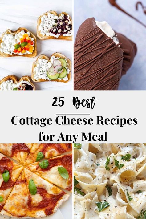 25 best cottage cheese recipes Healthy Cottage Cheese Breakfast, Cheese Dinner Recipes, Healthy Cottage Cheese Recipes, Sweet Cottage Cheese, Savory Cottage Cheese, Cottage Cheese Dinner, Protein Cottage Cheese, Cottage Cheese Recipes Healthy, Cheese Desserts