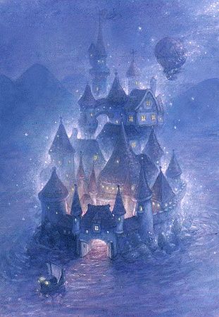 Scott Gustafson - Nutcracker Fairy Castle Fairy Castle Illustration, Castle Illustration Fairytale, Scot Gustafson, Fairy Tales Illustration, The Blue Castle, Scott Gustafson, Castle Illustration, Fairy Castle, Fairytale Fantasies