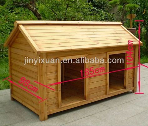 (paid link) The pet houses provides a cosy shelter and can be used both indoors and outdoors. Since it is light in weight, you can easily move the houses from ... Double Dog House, Double Dog Kennel, Building A Dog Kennel, Pallet Dog House, Custom Dog Kennel, Wooden Dog Kennels, Wooden Dog House, House Images, Diy Dog Kennel