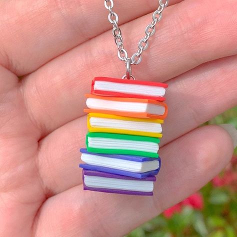 Pride Jewelry, Trendy Jewelry For Pride Gifts, Lgbtq Crafts, Lgbtq Clay Art, Lgbtq Accessories Diy, Pride Jewelry Diy, Lgbtq Stuff To Buy, Trendy Rainbow Jewelry For Pride, Lgbtq Jewelry