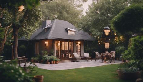 7 Stunning Ideas for Your Backyard Guest House That Your Guests Will Love - Backyard Eden Small Guest House Interior, Guest House Ideas, Farm Guest House, Shed Guest House, Converted Shed, Super Nanny, Backyard Guest Houses, Guest Quarters, Guest House Plans