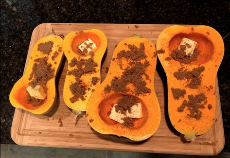 Smoked Butternut Squash - GoodStuffAtHome Smoked Squash Recipes, Smoked Squash, Smoked Butternut Squash, Grilled Butternut Squash, Autumn Meals, Smoked Vegetables, Smoker Bbq, Bulk Cooking, Camp Food