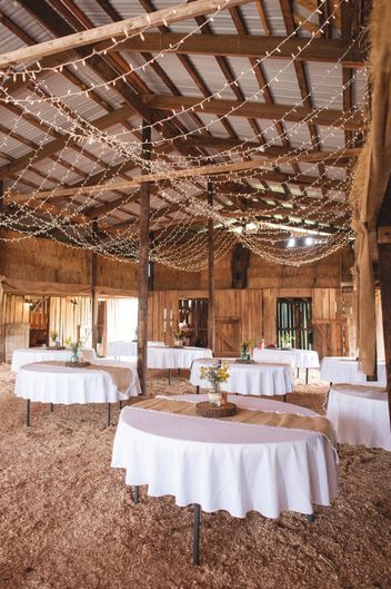 Farm Wedding Ideas Country Reception, Country Reception Ideas, Fall Backyard Wedding Reception, Rustic Theme Wedding Reception, Arena Weddings, Western Quince, Western Wedding Reception, Yellowstone Party, Rustic Quinceanera