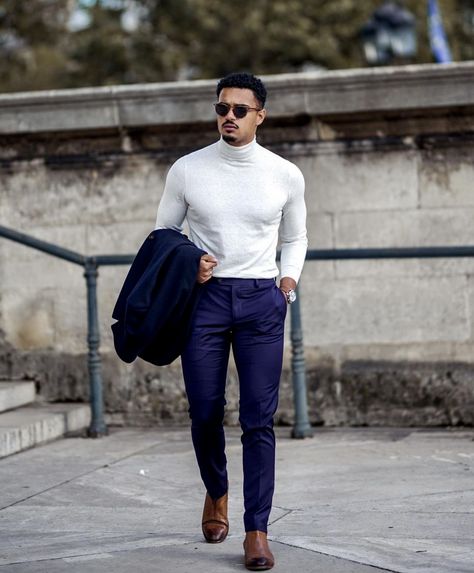 Blue Suit Trousers Outfit Men, Blue Pantalon Outfit, Guy Outfits Aesthetic, Office Outfit Men, Navy Blue Pants Outfit, Blue Outfit Men, Trousers Outfit Men, Hamptons Dress, Business Casual Outfits Winter