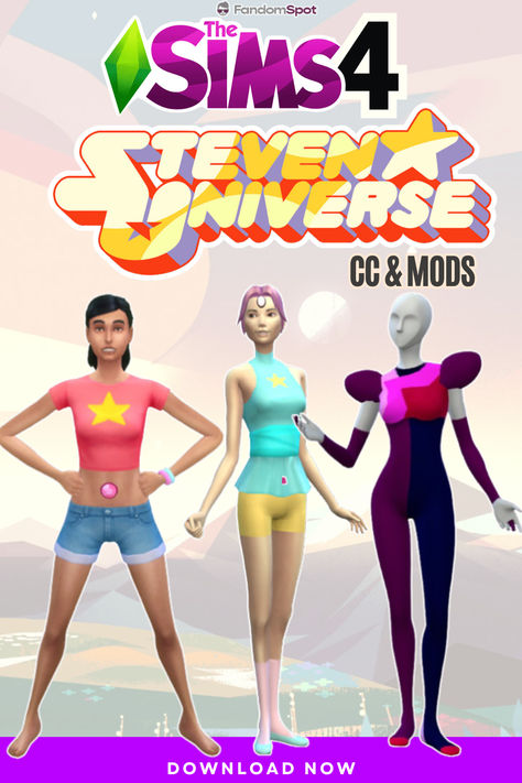 Sims 4 Steven Universe, Sims 4 Cc Steven Universe, Sims 4 Space Cc, Pink Diamond Steven Universe, Steven Universe Gem, Los Sims, Sims4 Cc, Ts4 Cc, Sims 4 Cc