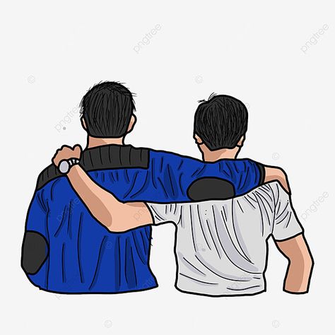 a true friendship between two men who see the future Friendship Png Images, Boy To Boy Friendship, Dost Png Pic, Friends Png Image, Cartoon Two Friends, Friend Cartoon Image, Two Boy Best Friends, Two Friends Cartoon, Two Boys Friendship