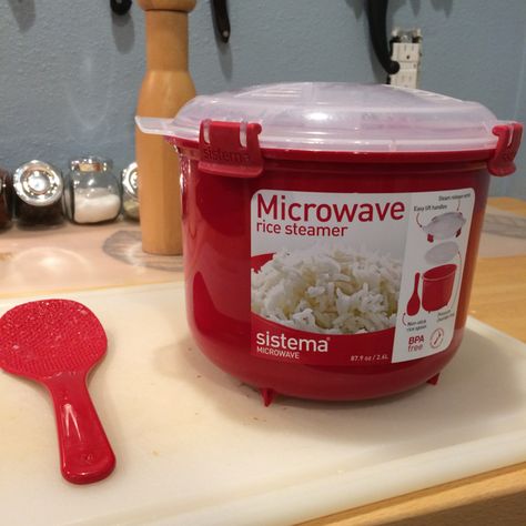 Fat Boy Heaven reviews the Sistema Microwave Rice Cooker Rice Steamer Recipes, Microwave Rice Cooker, Rice In The Microwave, Microwave Rice, Perfect Rice, Rice Cookers, Steamer Recipes, Cooking White Rice, Fat Boy