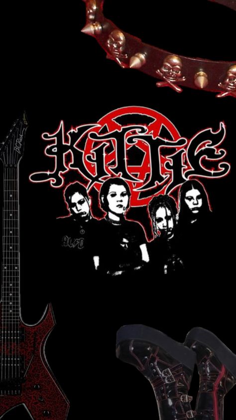 Made by me #kittie #band Kittie Poster, Kittie Band, Metallic Wallpaper, Cherry Bomb, Band Posters, Made By Me, Create Yourself, Kitty