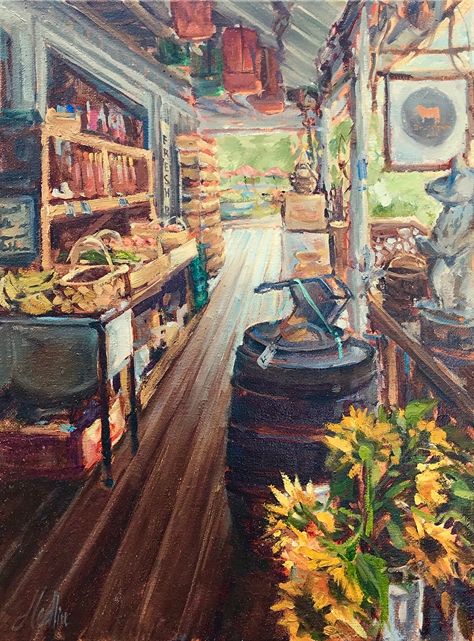 Farmers Market Painting, Farmers Market Art, Market Painting, Market Art, Artist Collective, Farmers Market, Farmer, Marketing, Collage