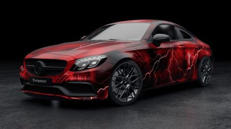 Car Wrap Design Ideas Vinyls, Wonder Woman Quotes, Poor House, Lightning Cars, 3d Ideas, Car Wraps, Car Wrap Design, Vehicle Wraps, Custom Wraps