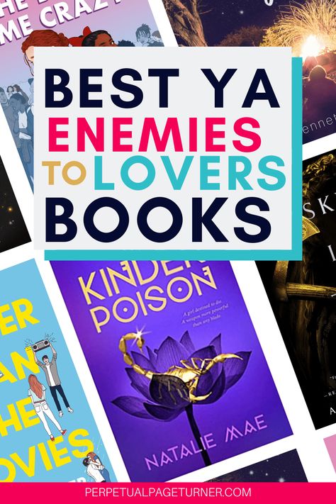 16 YA Enemies To Lovers Romances I Couldn't Get Enough Of Enemies To Lovers Books For Teens, Ya Romance Books, Ya Books Romance, Romantic Comedy Books, Enemies To Lovers Romance, Ya Romance, Must Read Novels, Ya Fantasy Books, Contemporary Books