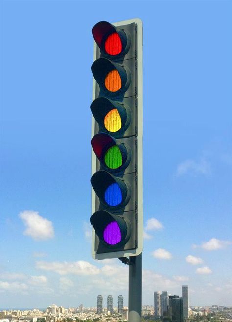 Rainbow Traffic Lights Follow FOSTERGINGER@ PINTEREST for more pins like this. NO PIN LIMITS. Thanks to my 22,000 Followers. Follow me on INSTAGRAM @ ART_TEXAS Colored Lights, Rainbow Connection, Rainbow Bright, Rainbow Aesthetic, Taste The Rainbow, Love Rainbow, Traffic Light, Live Colorfully, Over The Rainbow