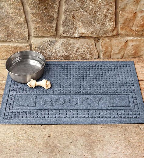 Our dependable, reliable Squares Waterhog Pet Doormats are better than ever! Personalization is available on these mats. Commercial-grade Waterhogs offer the same high-level of performance, durability and effectiveness you've come to depend on with a more eco-friendly construction. Waterhog Mats feature a super-durable, PET fabric face made from 100% recycled post-consumer plastic bottles. Depending upon the size, each Waterhog can contain 10-30 recycled bottles that otherwise m Dam Design, Waterhog Mat, Nashville Apartment, Water Dam, Living Better, Housewarming Gift Ideas, Wedding Presents, Natural Flooring, Shade Umbrellas