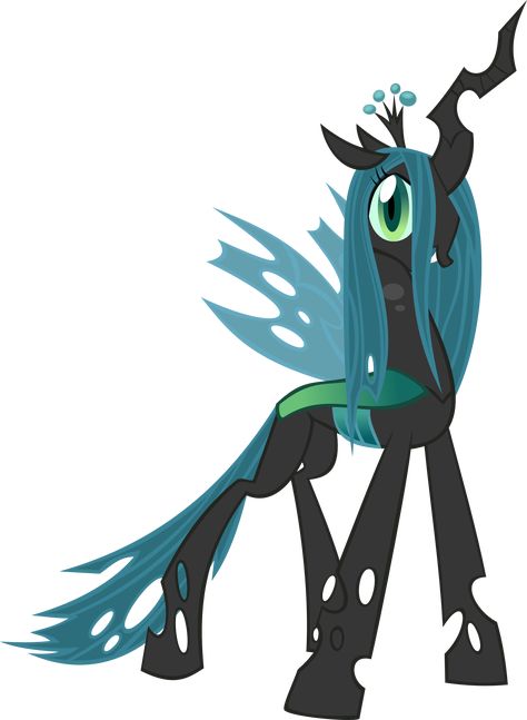 MLP Villians Changling Mlp, Mlp Villians, Mlp Villains, Hear Me Out Characters Crazy, Queen Chrysalis, Mlp Characters, Mlp Fan Art, My Little Pony Drawing, Pony Drawing