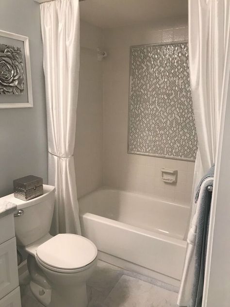 Your bathroom tiles define the tone of the room. Make your bathroom look like it belongs in a 5-star hotel by checking out these stylish tile walls today! Diy Tiles, Painted Shower Tile, Double Shower Curtain, Tile Diy, Old Bathtub, Bathtub Surround, Extra Long Shower Curtain, Long Shower Curtains, Bathtub Decor