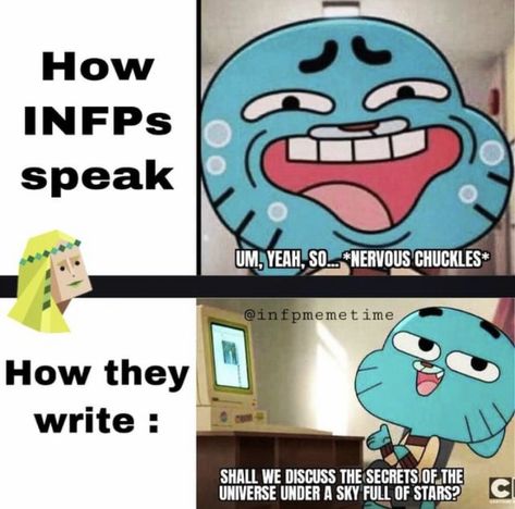 Infp Profile Picture, Mbti Infp Starter Pack, Infp Personality Funny, Infp T Characters, Infp Memes Hilarious, Angry Infp, Infp Funny, Infp Core Aesthetic, Infp 16 Personalities