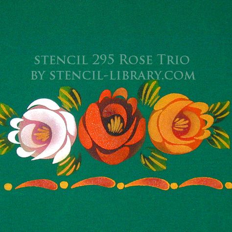 Rose Folk Art, Canal Boat Art Painting, Canal Boat Flowers, Barge Painting, Barge Art, Rose Stencils, Planet Stencil, Caravan Paint, Canal Boat Art