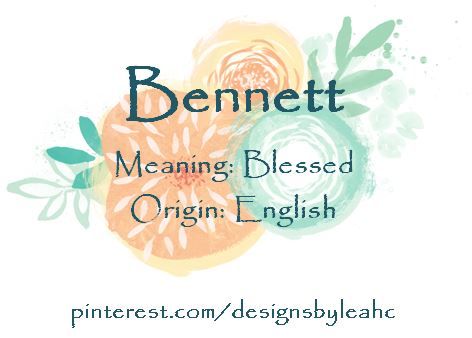 Bennett Name Meaning, Bennett Name, Romance Writing, English Names, Baby Boy Name, Unique Boy Names, Gospel Quotes, Meaningful Names, Best Character Names