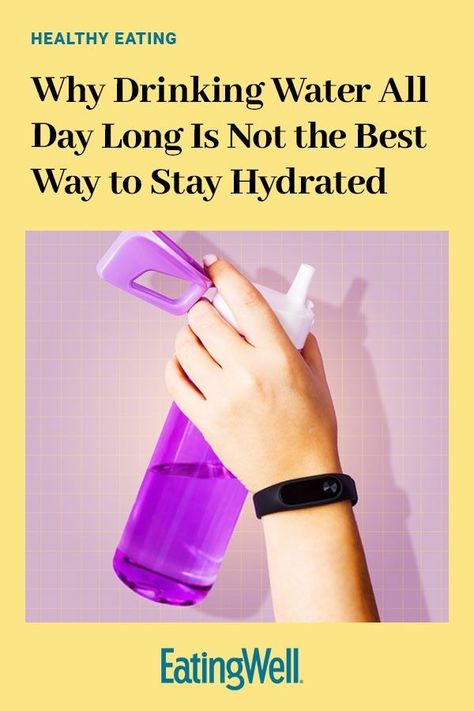 Though it might sound counterintuitive, chugging water all day isn't the best way to hydrate. #healthyeating#healthylifestyle#healthyrecipes#healthyfoods Ways To Stay Hydrated, Hydrating Foods, Colon Cleanse Recipe, Plain Water, Health Guru, Healthy Teas, Daily Health Tips, Insulin Resistance, Stay Hydrated