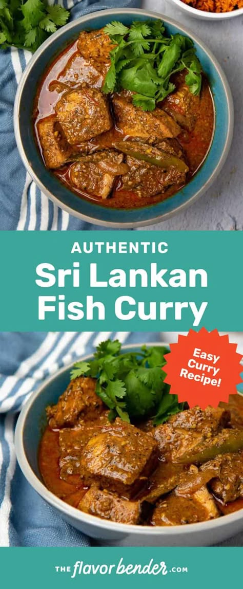 Sri Lanka Fish Curry, Sri Lankan Fish Curry Recipes, Sri Lankan Fish Curry, Authentic Sri Lankan Recipes, Fish Indian Recipes, Sri Lanka Curry, Sri Lankan Curry Recipes, Curry Fish Recipes, Fish Curry Recipe Indian