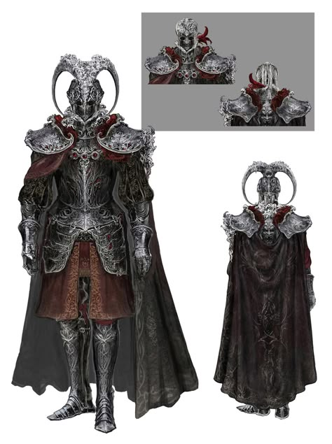 Maliketh Armor Elden Ring, Elden Ring Knight Armor, Elden Ring Armor Art, Elden Ring Character Concept Art, Elden Ring Art Gallery, Soulsborne Concept Art, Elden Ring Armor Concept Art, Dark Souls Armor Concept Art, Armor Ideas Design