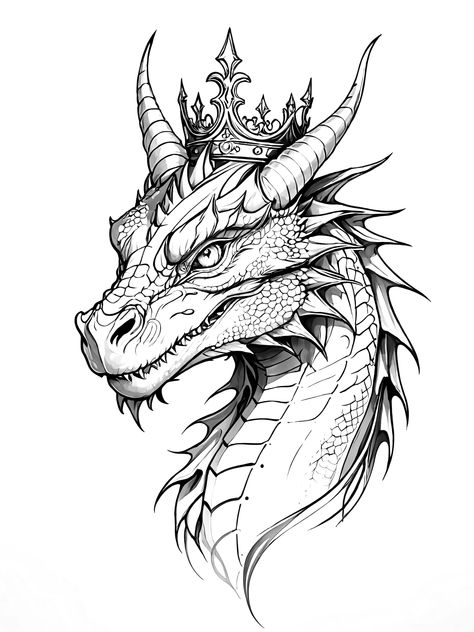 house of the dragon, tattoo, d&d tattoo, dragon artwork, fantasy art, dragon wallpaper, crown, Black and white, Ink art, tattoo design, Tattoo style dragon, Tribal design, Elegant drawing, royal, hotd tattoo, dragon lover, phone wallpaper, House Of The Dragon Tattoo, Lover Phone Wallpaper, Crown Line Art, Black And White Ink Art, Crown Black And White, Eragon Fan Art, Ink Art Tattoo, Dragon Head Tattoo, Dragon Wallpaper