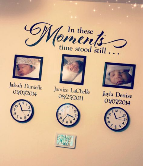 In These Moments Time Stood Still, Family Wall Decals, Family Wall Decor, Time Stood Still, Time Time, Family Wall, Family Pics, Personalized Wall, Vinyl Wall Art