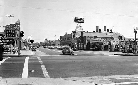 1954-South Gate Intersection | ozfan22 | Flickr South Gate California, South Gate, Awesome Pictures, Vintage California, Old Signs, San Bernardino, Thanks For Sharing, San Luis Obispo, The History