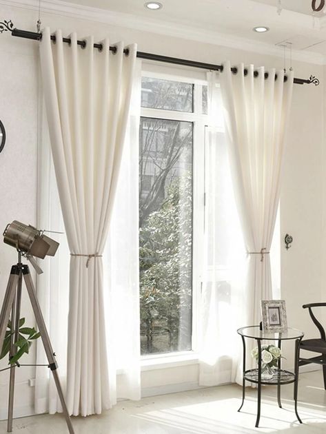 White Eyelet Curtains, Belgian Linen Curtains, Living Room Sliding Doors, Scandinavian Curtains, Floor To Ceiling Bookshelves, Baby Room Curtains, Sliding Door Curtains, Drapery Designs, Plain Curtains