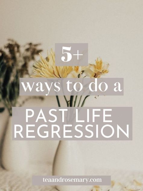 5 simple ways to do a past life regression #pastliferegression Past Life Meditation, Crystals For Past Life Recall, Past Life Regressions, Past Life Regression Guided Meditation, Past Life Regression Therapy, Spiritual Hypnosis, Past Life Spell, Witchy Cabinet, Past Life Regression Hypnosis