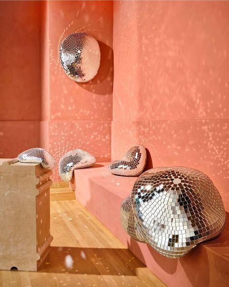 Mirror Ball, Disco Balls, Kelly Wearstler, 로고 디자인, Disco Ball, Interior Design Trends, New Room, My Dream Home, Design Inspo