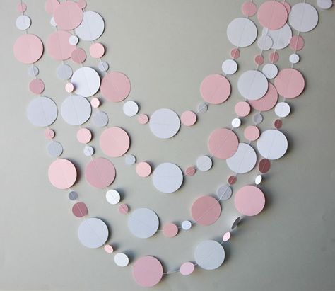 Winnie Poo, Baby Party Decorations, Baby Shower Garland, White Garland, Sprinkle Shower, Party Girlande, Party Garland, Light Garland, Paper Garland