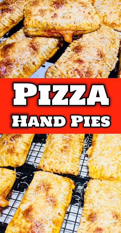 Pizza Hand Pies #pizza #trending #handpies #pies Pizza Turnover Recipes, Air Fryer Hand Pies Recipes, Gf Hand Pies, Pizza Hand Pies, Lemon Hand Pies, Puff Pastry Hand Pies Savory, Pocket Pies, Hand Pies Recipes, Meat Hand Pie Recipe